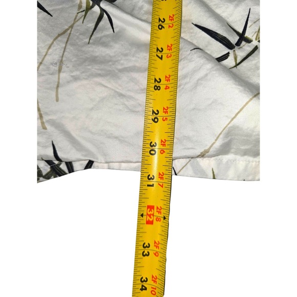 Talbots Womens Sleeveless Tunic Blouse Size 12 Bamboo Print Boho‎ Shirt Dressy - Picture 6 of 7